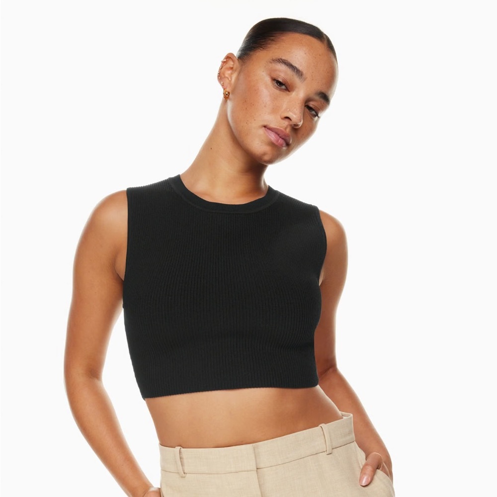 Babaton | Aritzia | Sculpt Knit Muscle Cropped Tank